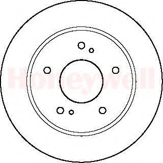 BENDIX 561649B гальмівний диск