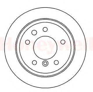 BENDIX 561668B гальмівний диск