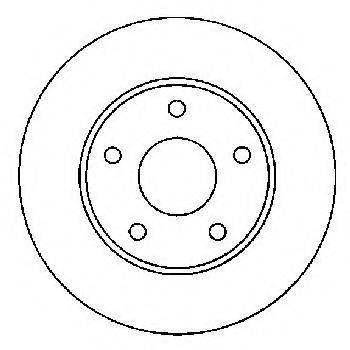 BENDIX 561863B гальмівний диск