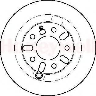 BENDIX 562113B гальмівний диск