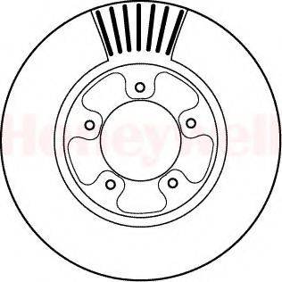 BENDIX 562118B гальмівний диск