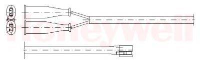 BENDIX 581315 Сигналізатор, знос гальмівних колодок