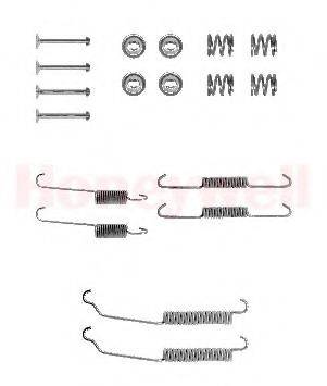 BENDIX 771147B Комплектуючі, гальмівна колодка