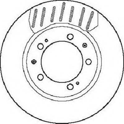 BENDIX 561755B гальмівний диск