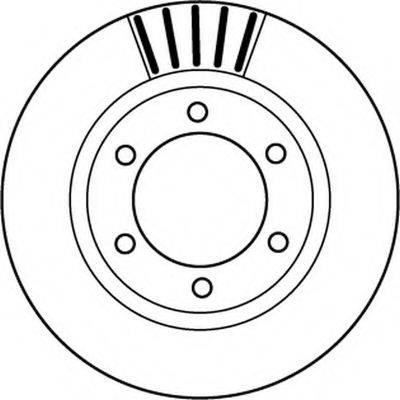 BENDIX 562168B гальмівний диск