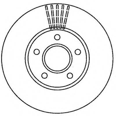 BENDIX 562251B гальмівний диск