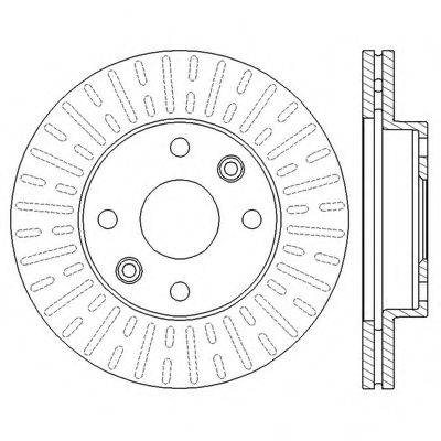 BENDIX 562556BC гальмівний диск