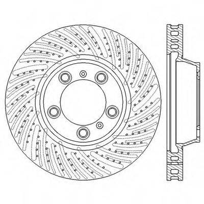 BENDIX 562589BC гальмівний диск