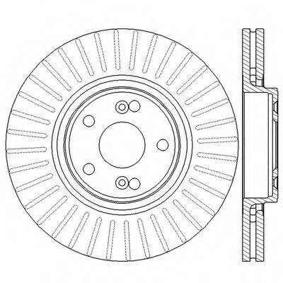 BENDIX 562593BC гальмівний диск