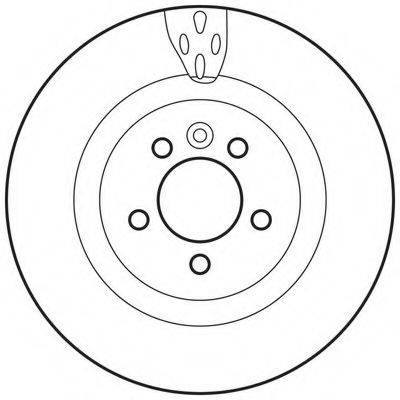 BENDIX 562654BC гальмівний диск