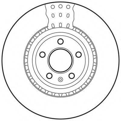 BENDIX 562661BC гальмівний диск