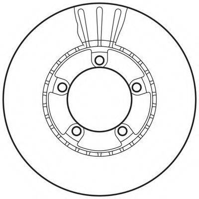 BENDIX 562747BC гальмівний диск