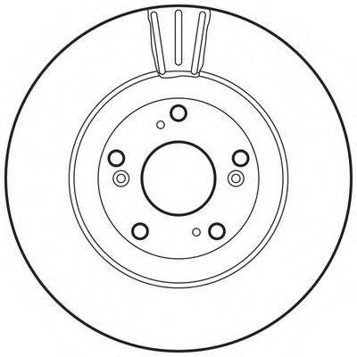 BENDIX 562807BC гальмівний диск