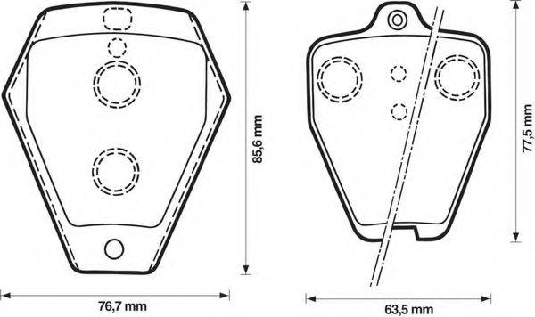 BENDIX 571871B Комплект гальмівних колодок, дискове гальмо