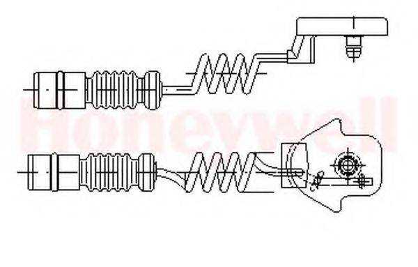 BENDIX 581305 Сигналізатор, знос гальмівних колодок