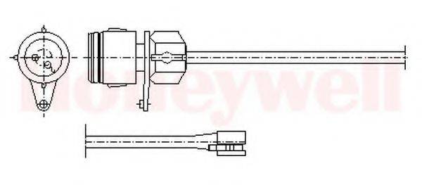 BENDIX 581342 Сигналізатор, знос гальмівних колодок