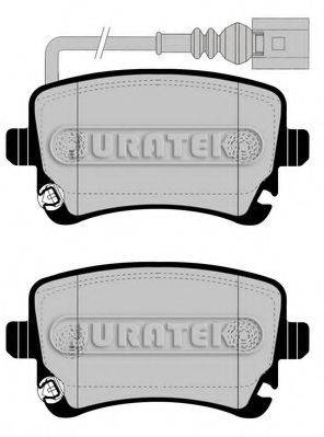 JURATEK JCP1644 Комплект гальмівних колодок, дискове гальмо