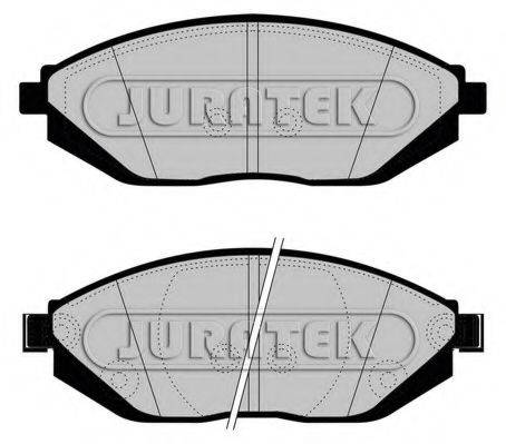 JURATEK JCP8046 Комплект гальмівних колодок, дискове гальмо