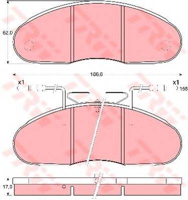 DR!VE+ DP1010100367 Комплект гальмівних колодок, дискове гальмо