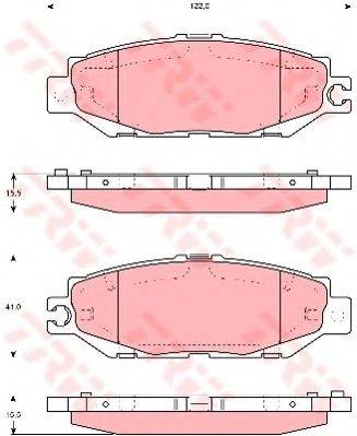 DR!VE+ DP1010100393 Комплект гальмівних колодок, дискове гальмо