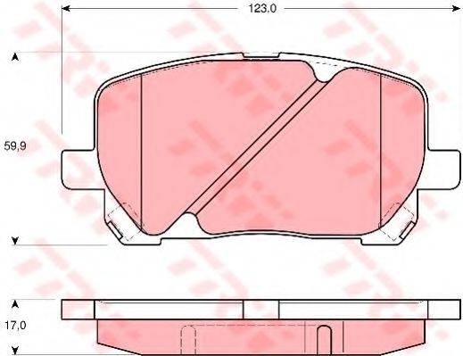 DR!VE+ DP1010100184 Комплект гальмівних колодок, дискове гальмо