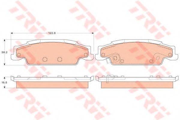 DR!VE+ DP1010100644 Комплект гальмівних колодок, дискове гальмо