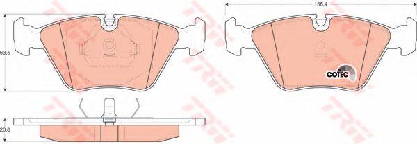 DR!VE+ DP1010100955 Комплект гальмівних колодок, дискове гальмо