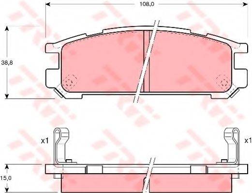 DR!VE+ DP1010100307 Комплект гальмівних колодок, дискове гальмо