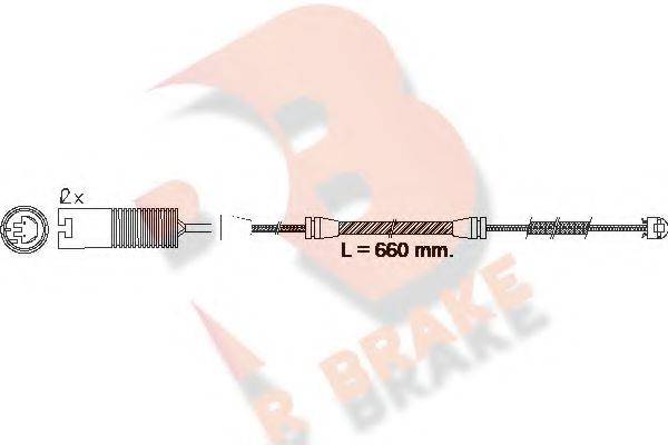 R BRAKE 610497RB Сигналізатор, знос гальмівних колодок