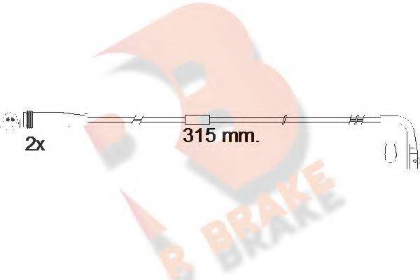 R BRAKE 610549RB Сигналізатор, знос гальмівних колодок