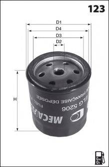 LUCAS FILTERS LFDS215 Паливний фільтр