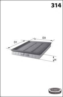 LUCAS FILTERS LFAF416 Повітряний фільтр