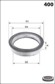 LUCAS FILTERS LFAF127 Повітряний фільтр