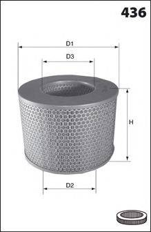 LUCAS FILTERS LFAF381 Повітряний фільтр