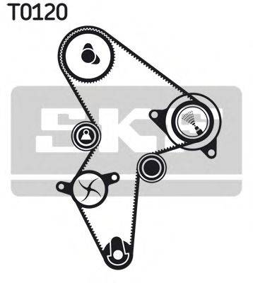 SKF VKMC03122 Водяний насос + комплект зубчастого ременя