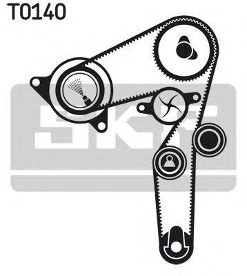 SKF VKMC021992 Водяний насос + комплект зубчастого ременя