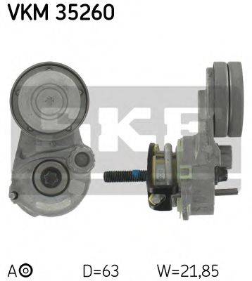 SKF VKM35260 Натяжний ролик, полікліновий ремінь