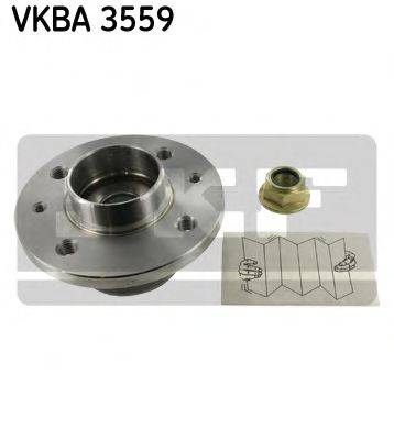 SKF VKBA3559 Комплект підшипника маточини колеса