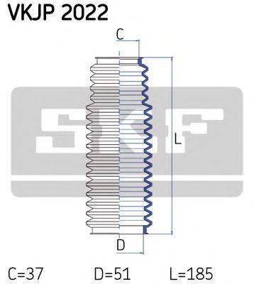 SKF VKJP2022 Комплект пильника, рульове керування