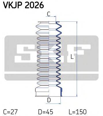 SKF VKJP2026 Комплект пильника, рульове керування