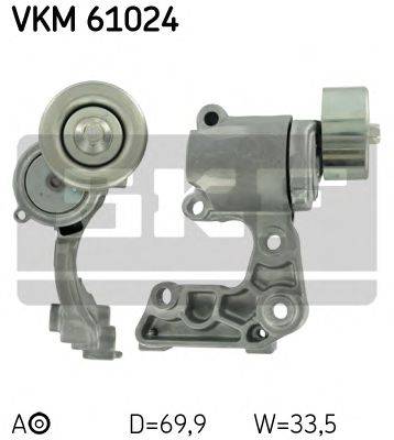 SKF VKM61024 Натяжний ролик, полікліновий ремінь