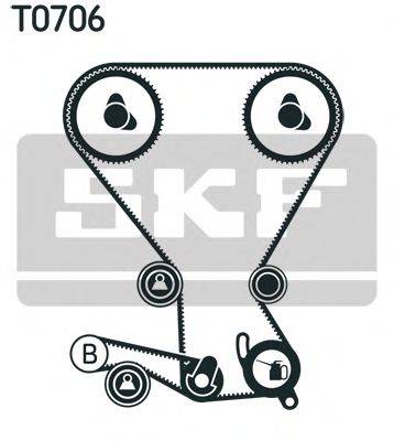 SKF VKMS95666 Комплект ременя ГРМ