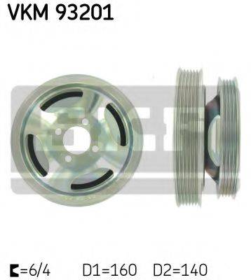 SKF VKM93201 Ремінний шків, колінчастий вал