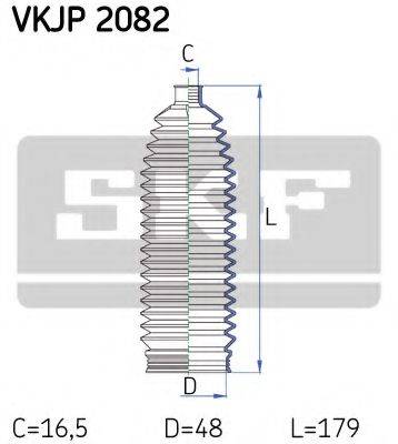 SKF VKJP2082 Комплект пильника, рульове керування