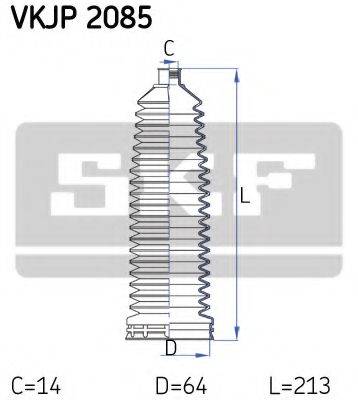 SKF VKJP2085 Комплект пильника, рульове керування