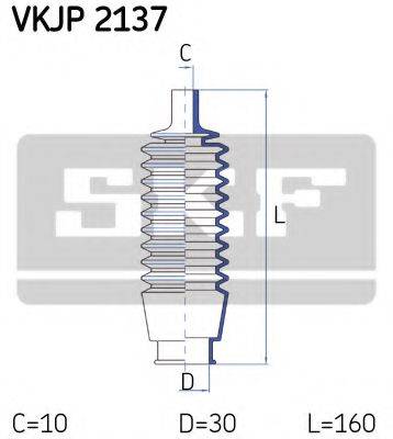 SKF VKJP2137 Комплект пильника, рульове керування