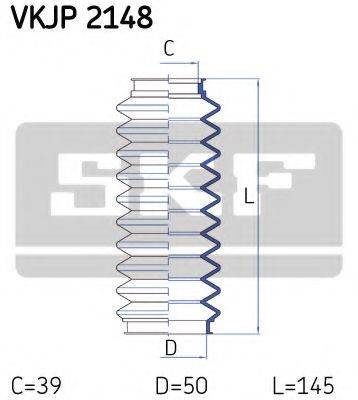 SKF VKJP2148 Комплект пильника, рульове керування