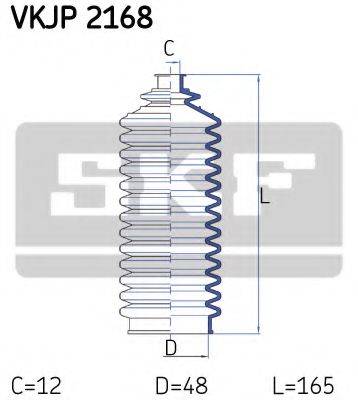 SKF VKJP2168 Комплект пильника, рульове керування