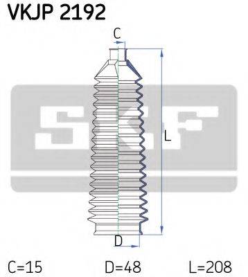 SKF VKJP2192 Комплект пильника, рульове керування