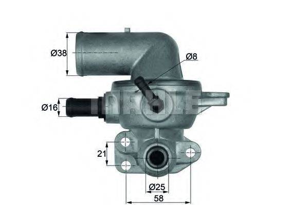 BEHR TI13388D Термостат, охолоджуюча рідина